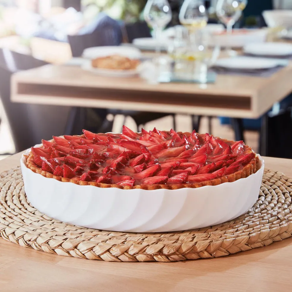 Moule à tarte Blanc 26 cm Smart Cuisine Trianon