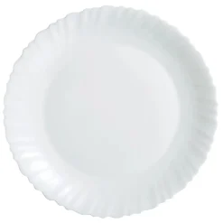Plat blanc 30 cm Feston
