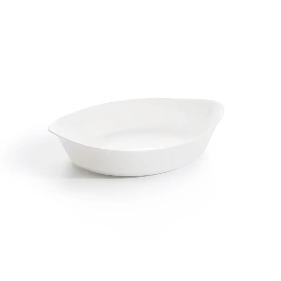Plat de cuisson blanc 29 x 18 cm Smart Cuisine Carine