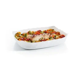 Plat de cuisson blanc 29 x 23 cm Smart Cuisine Trianon