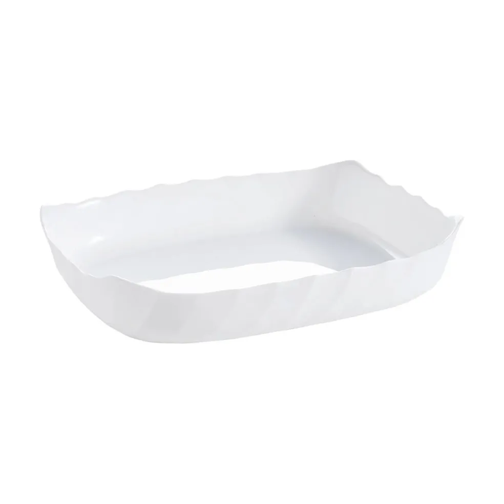 Plat de cuisson blanc 29 x 23 cm Smart Cuisine Trianon