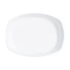 Plat de cuisson blanc 38 x 28 cm Smart Cuisine Carine