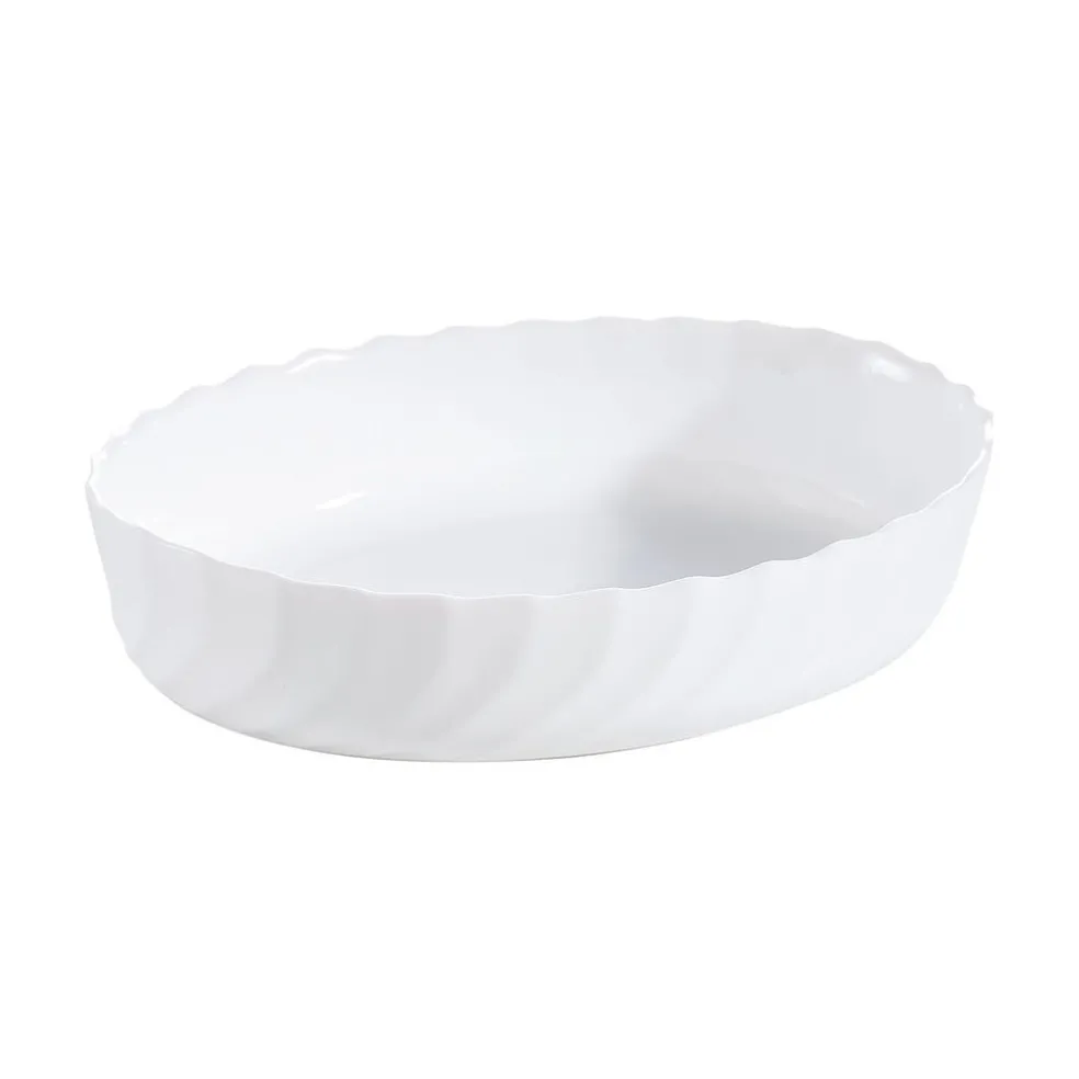 Plat de cuisson blanc 22,3 x 17 cm Smart Cuisine Trianon