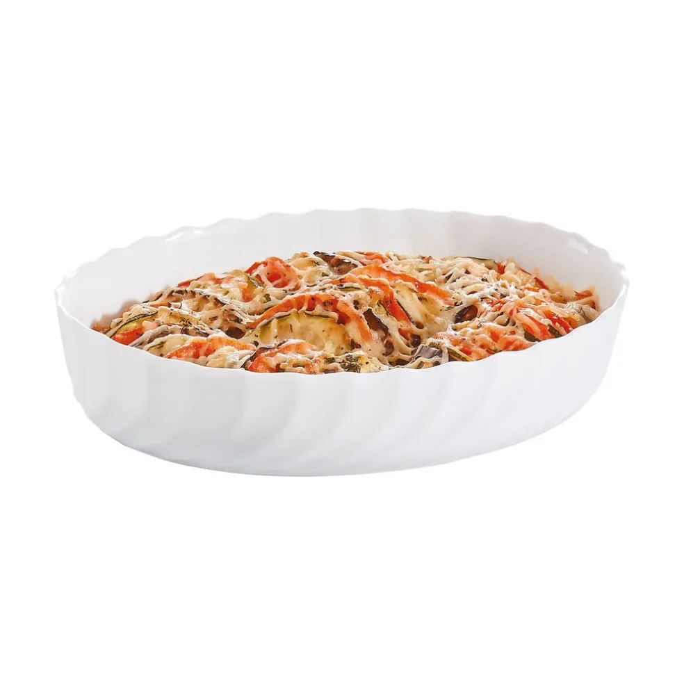 Plat de cuisson blanc 22,3 x 17 cm Smart Cuisine Trianon