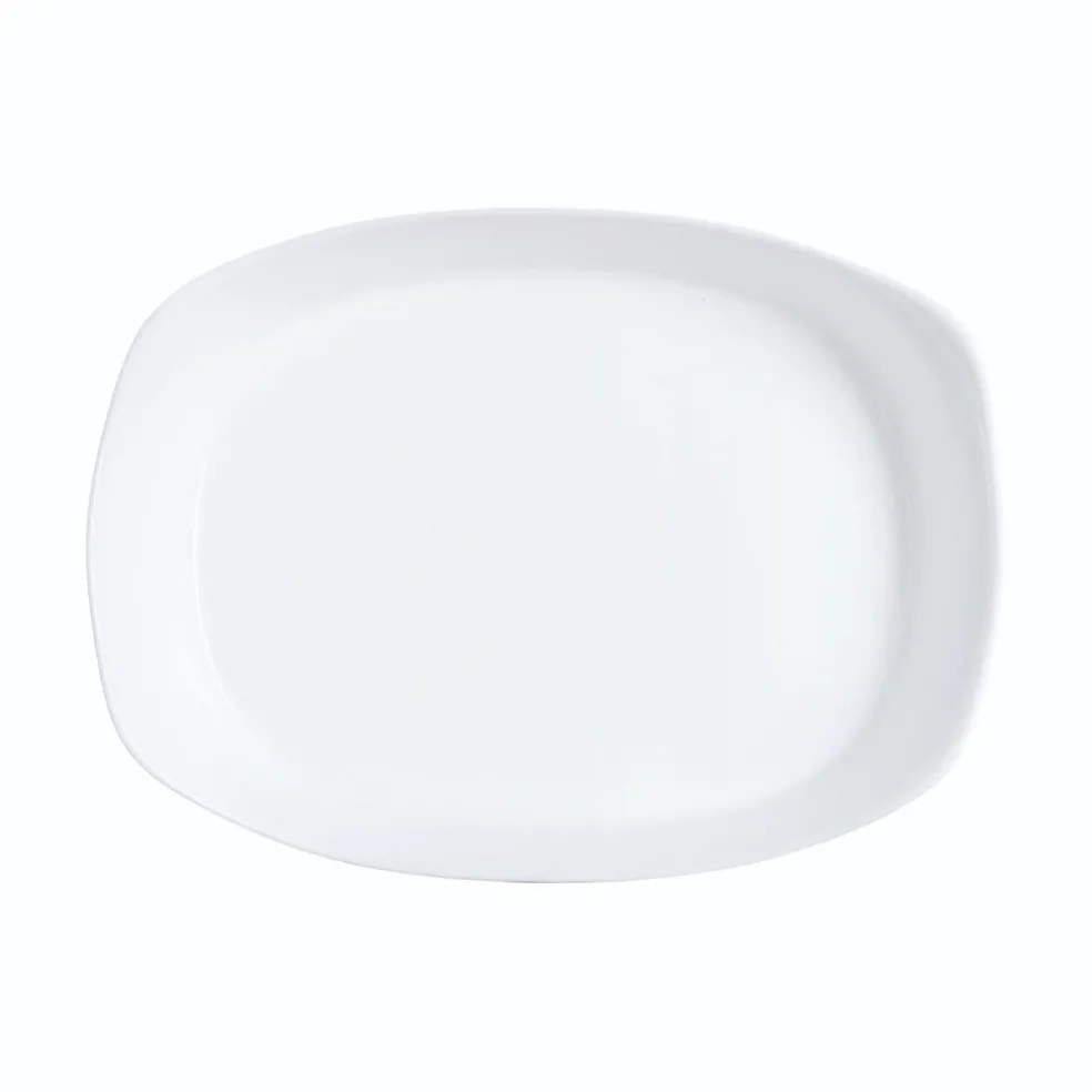 Plat de cuisson blanc 30 x 22 cm Smart Cuisine Carine