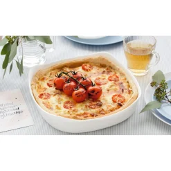 Plat de cuisson blanc 26 x 26 cm Smart Cuisine Carine