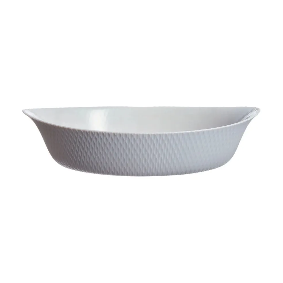 Plat ovale 29x17cm Smart Cuisine Wavy Granit