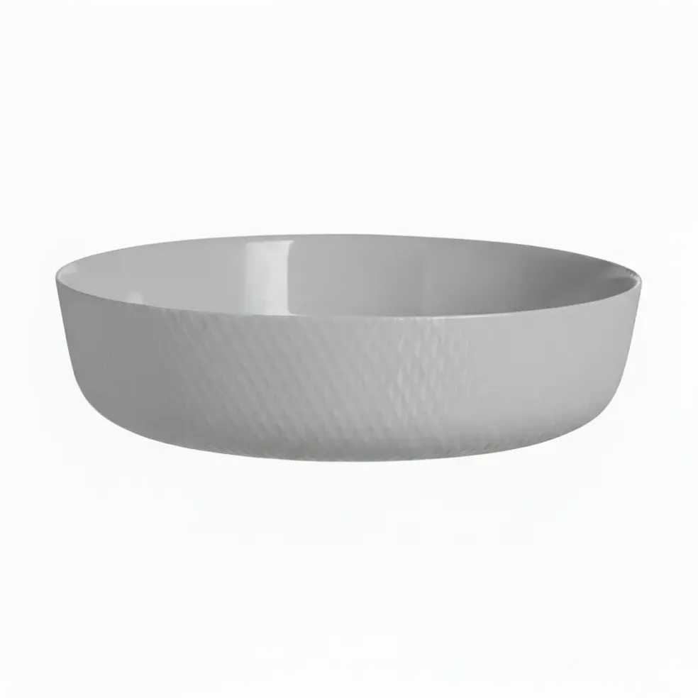 Plat rond 26 cm Smart Cuisine Wavy Granit