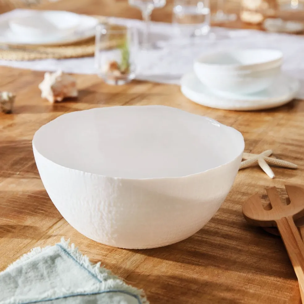 Saladier blanc 23 cm Ammonite