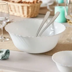 Saladier blanc 25 cm Feston