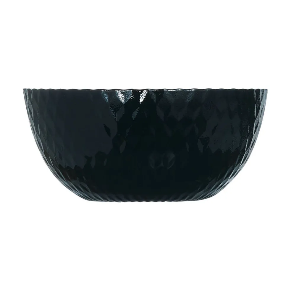 Saladier noir 24 cm Pampille