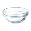 Saladier rond en verre 5.8 cm Empilable 3.5 cl