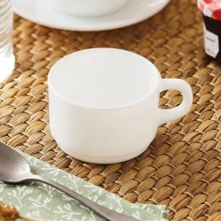 Tasse blanche 14 cl Empilable
