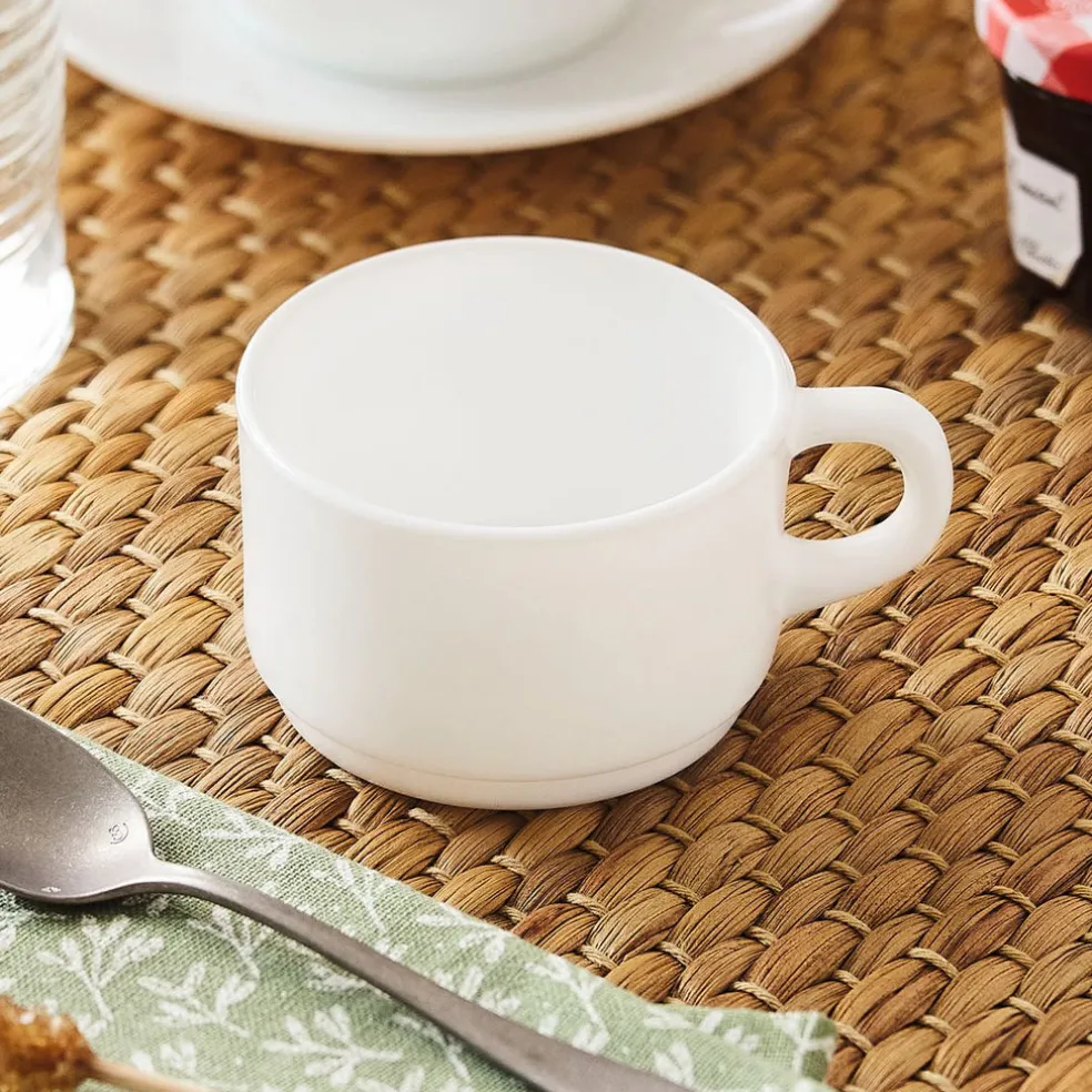 Tasse blanche 14 cl Empilable