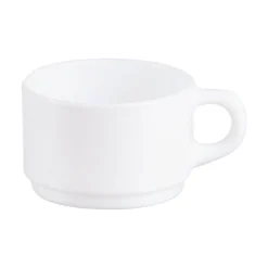 Tasse blanche 14 cl Empilable