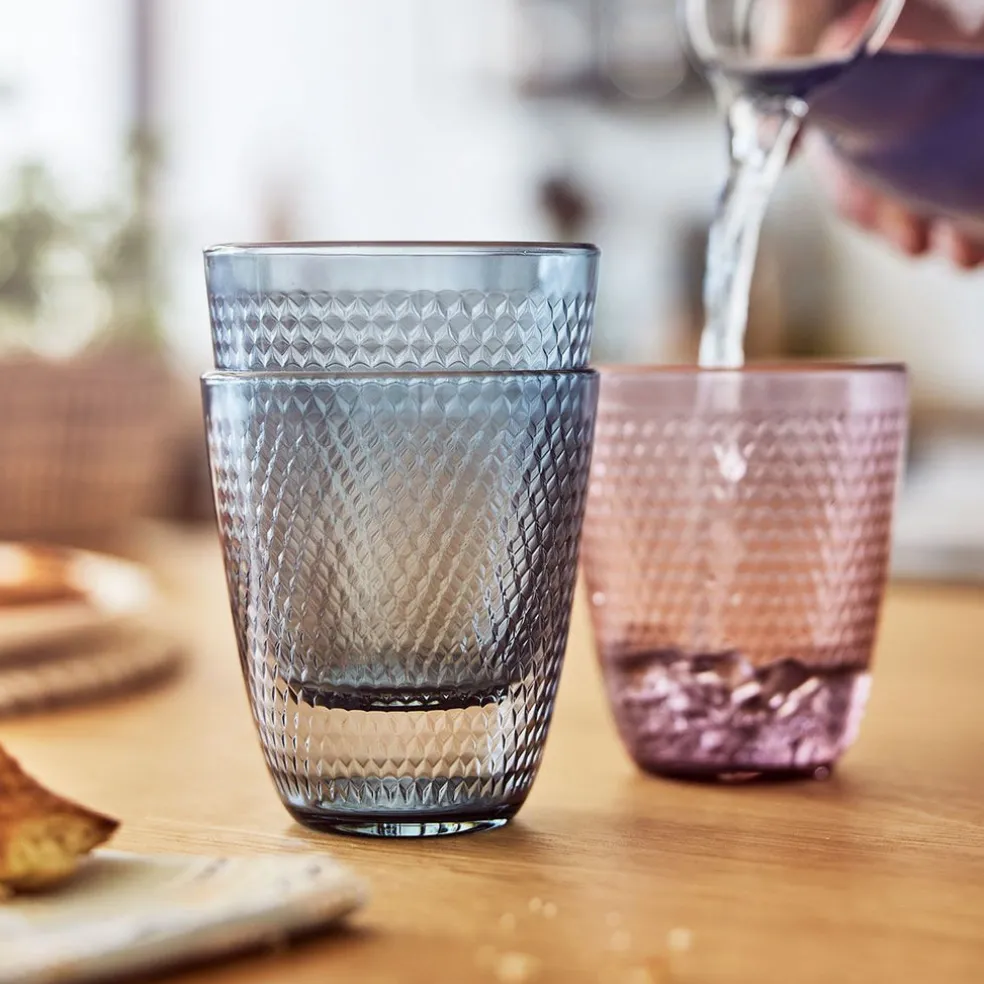 Verre bleu 31 cl Pampille Color